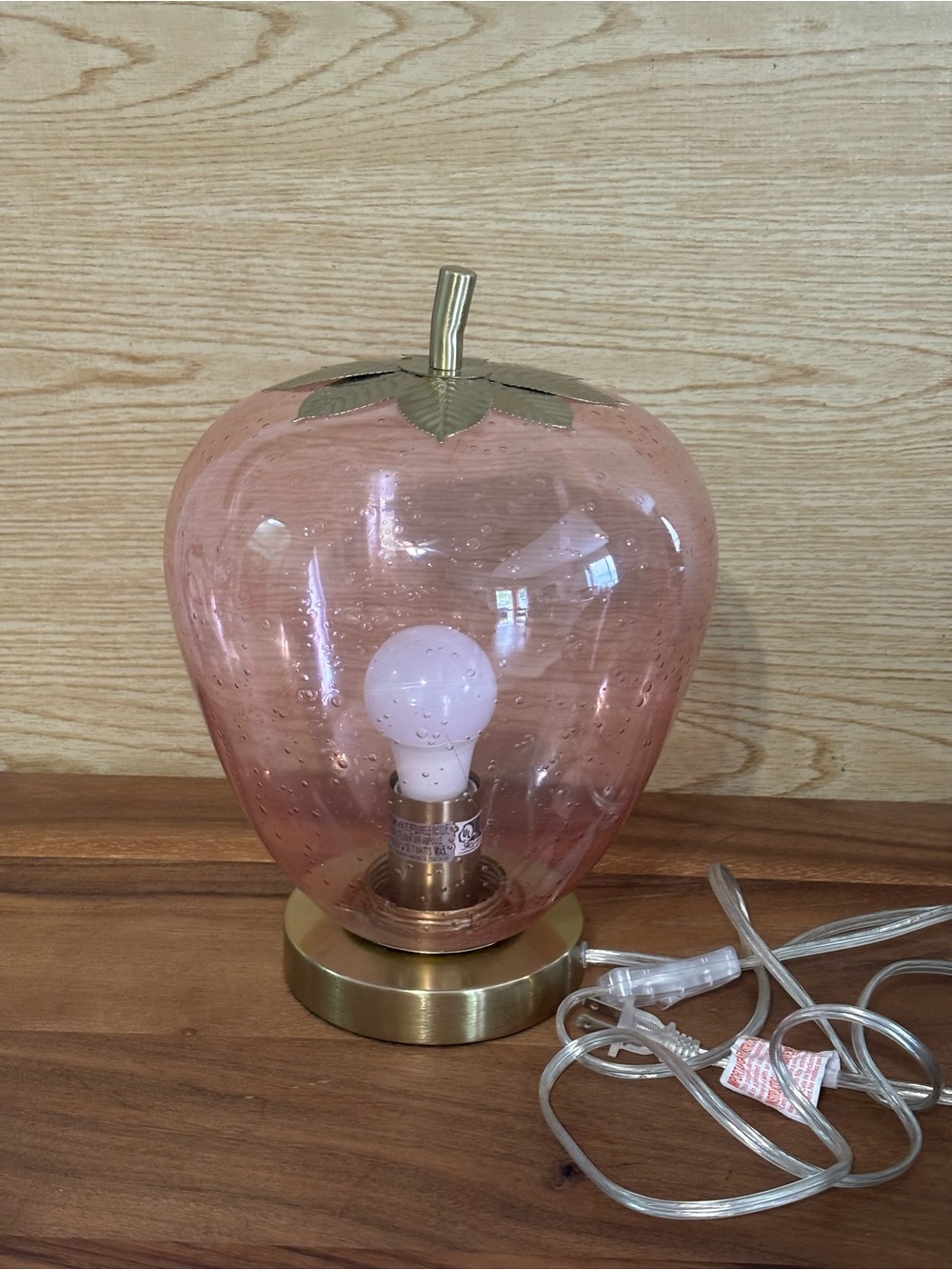Viral strawberry lamp
